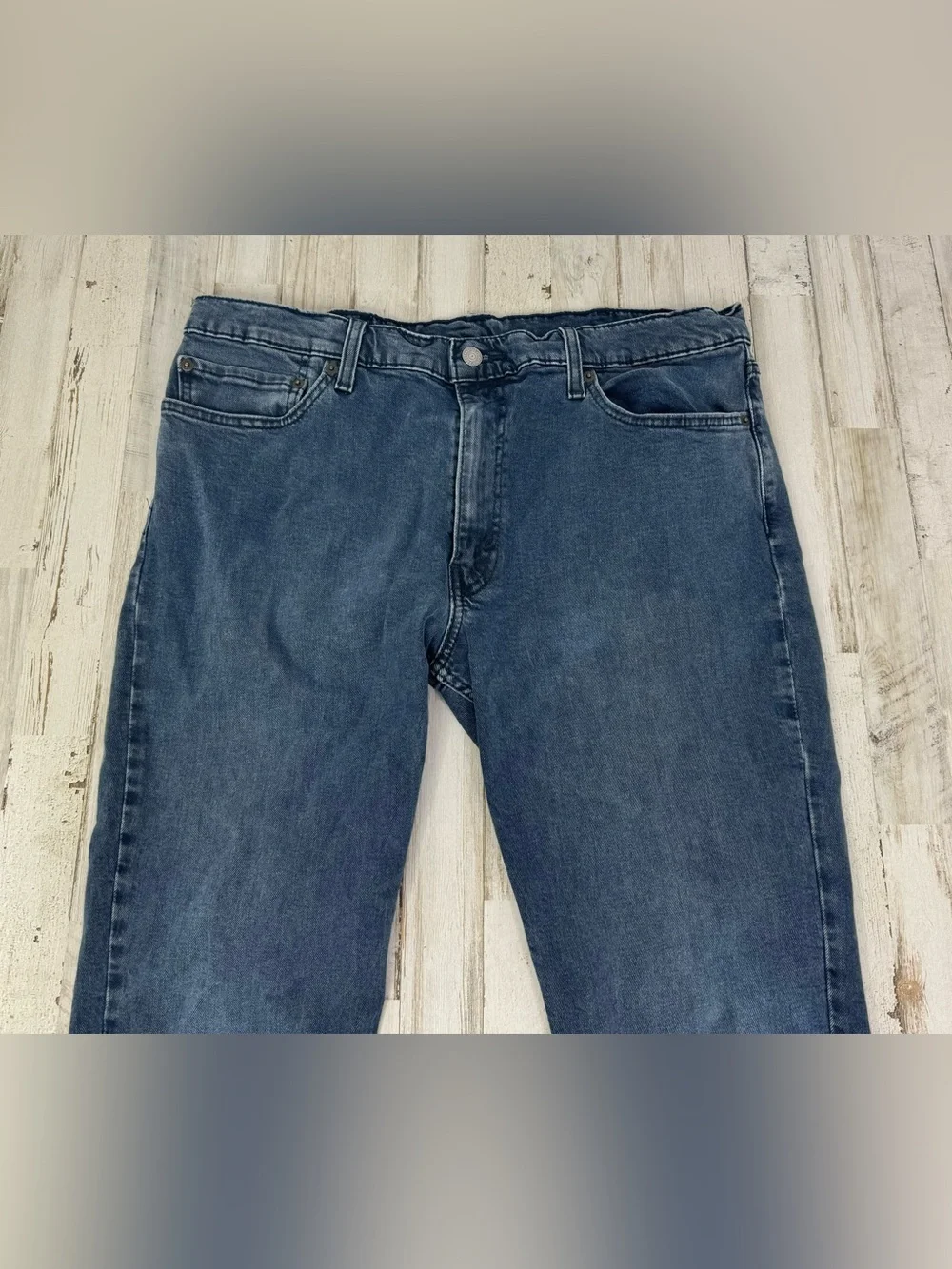Vintage Levis 511 Pants Jeans Men 38x29 Denim Stretch Gray Straight